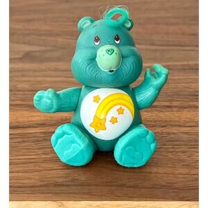 Vintage Care Bear PVC Posable Figure Hong Kong 1983 Wish